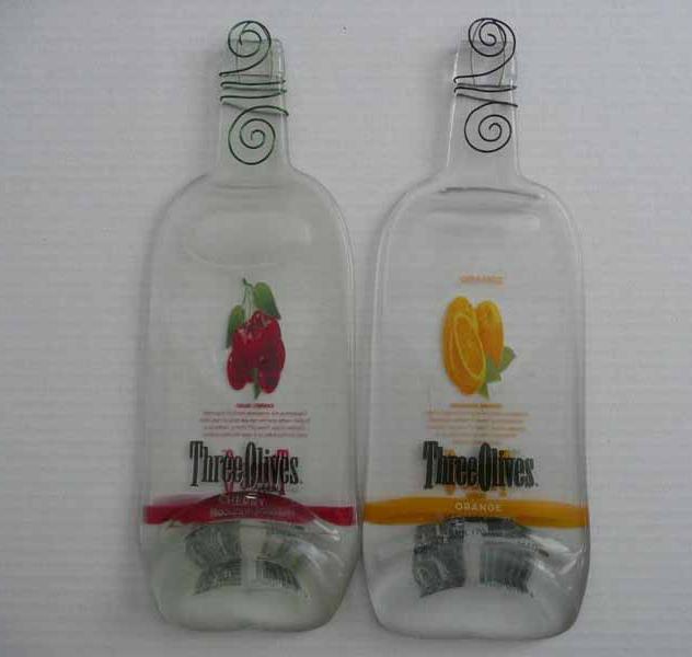 Three Olives Melted Liquor Bottle Cheeseboard